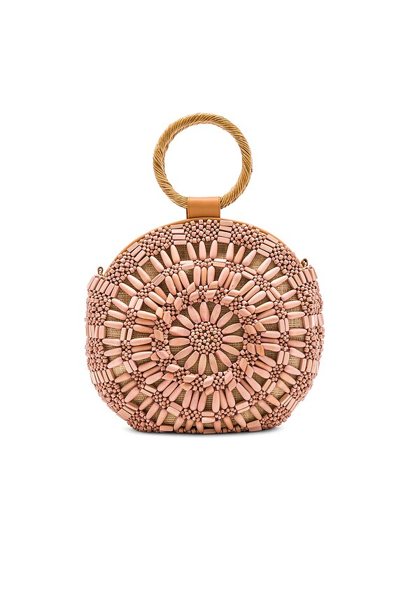 view 2 of 5 Sunburst Round Tote in Blush