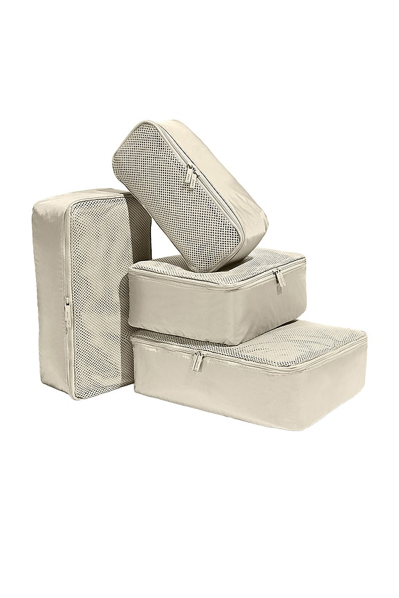 view 2 of 2 MALETA PACKING CUBES in Salt White