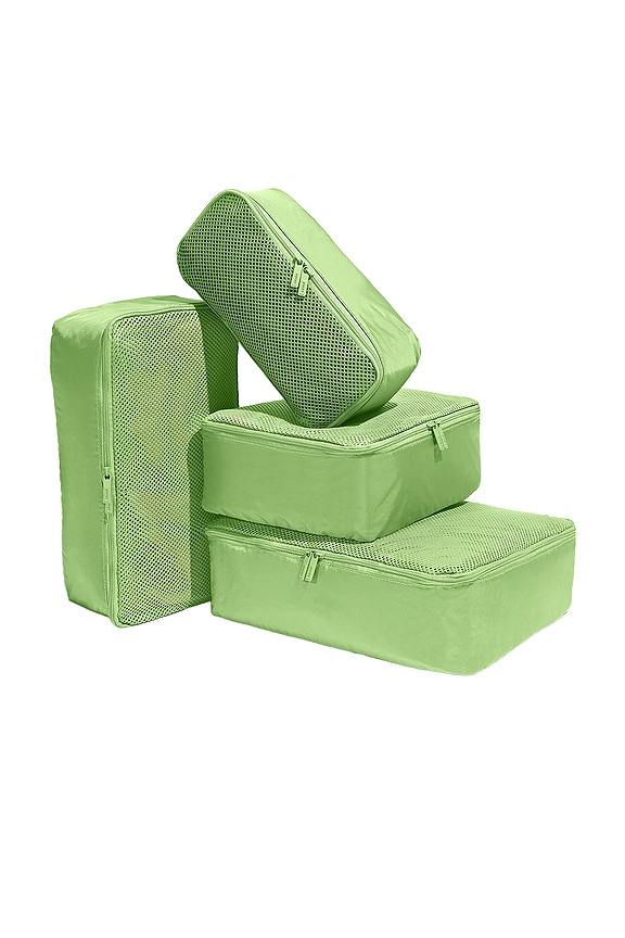 view 2 of 3 Insider Packing Cubes Set Of 4 in Matcha Milk Green