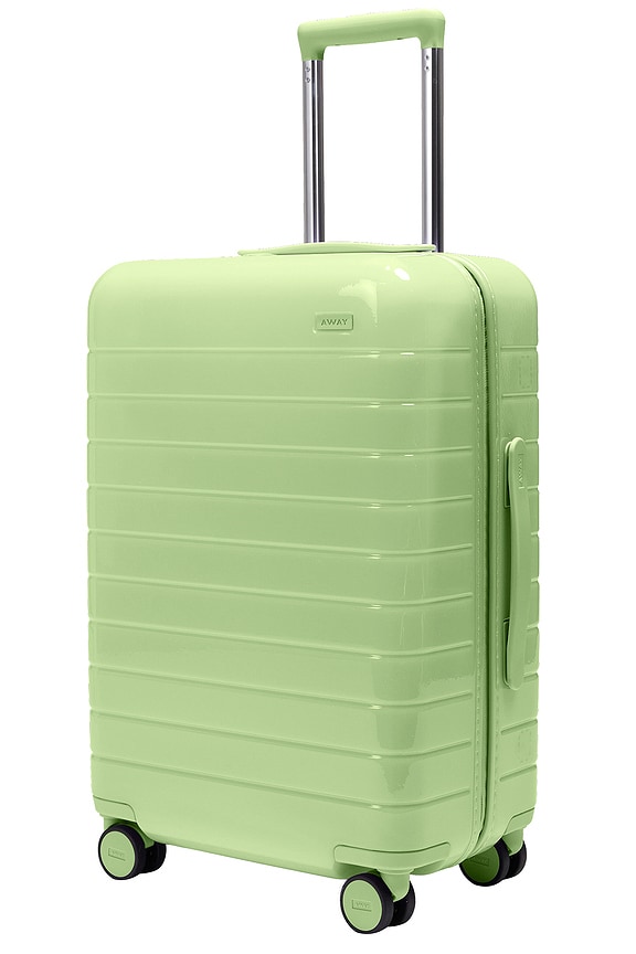 view 2 of 5 The Bigger Carry-On Suitcase in Glazed Matcha Milk Green