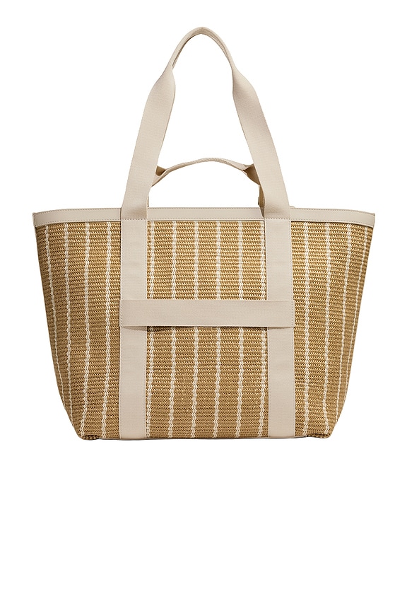 view 2 of 4 Riviera Straw Tote in White Seagrass