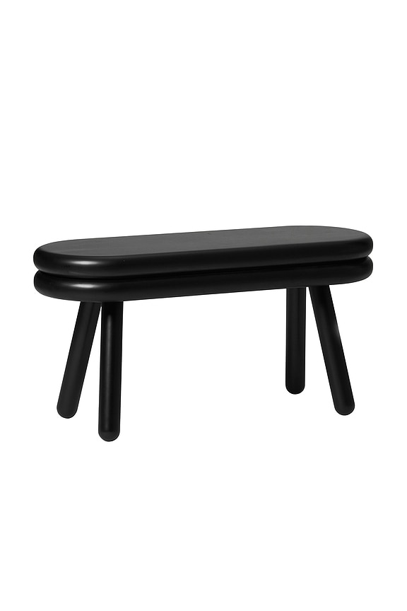 view 1 of 4 Pluma Bench in Black