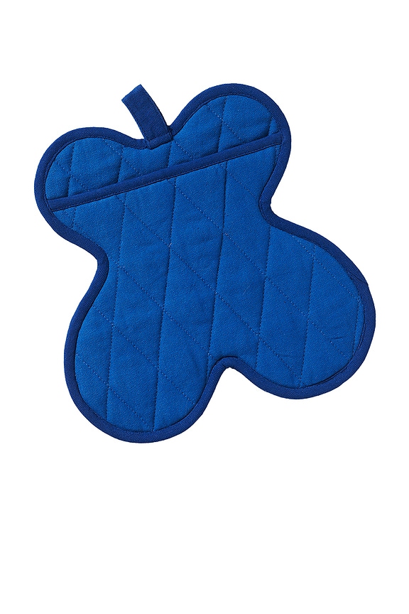 view 2 of 3 Serving Friends Pot Holder in Blue