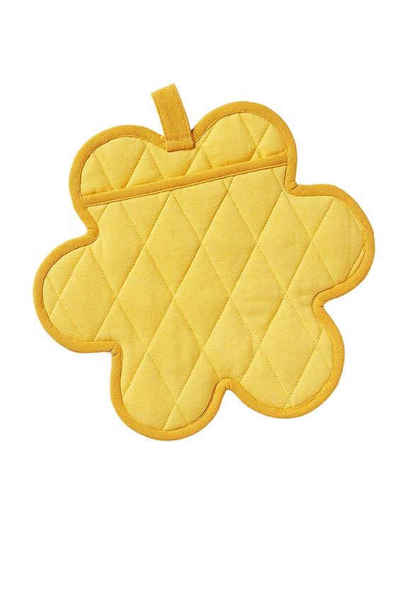 view 2 of 3 Serving Friends Pot Holder in Yellow