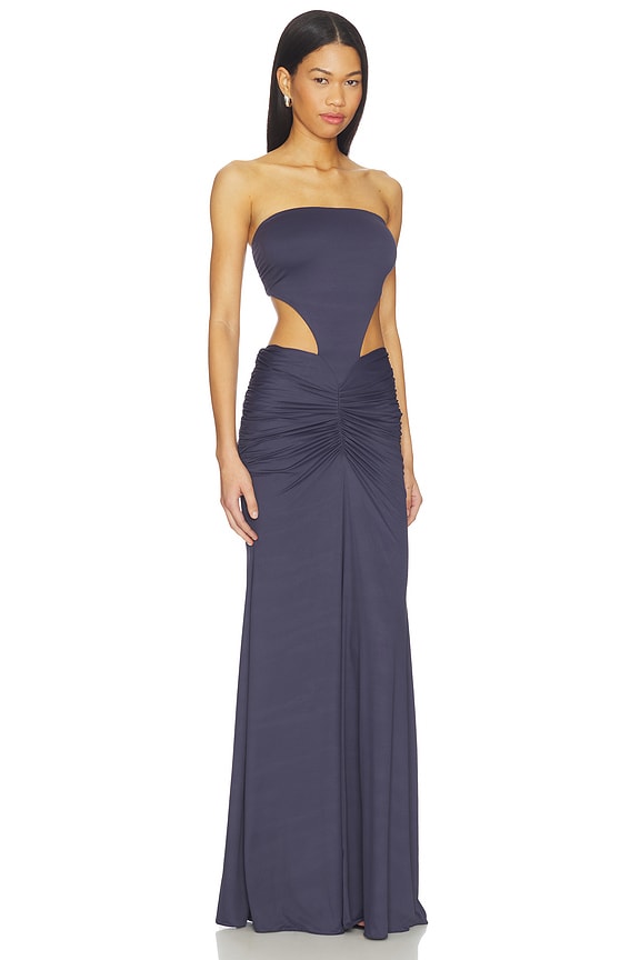 view 2 of 3 Zelda Band Dress in Grafite