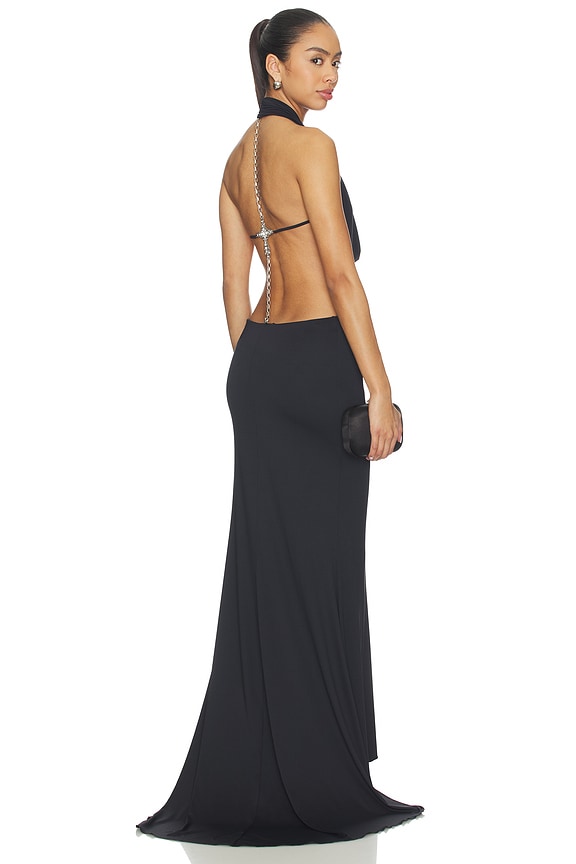 view 1 of 5 Zelda Chain Dress in Black