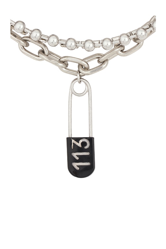 view 2 of 2 GARGANTILLA BRENDA in Silver Black