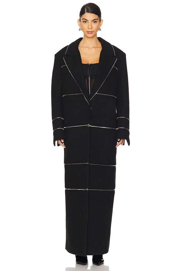 view 2 of 4 Joy Over Coat in Black