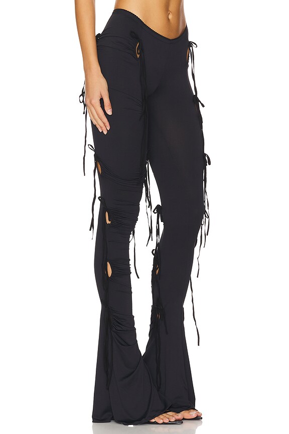 view 2 of 6 PANTALON FLOR in Black