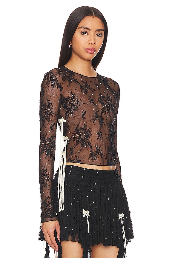 view 2 of 5 Kayla Top in Black