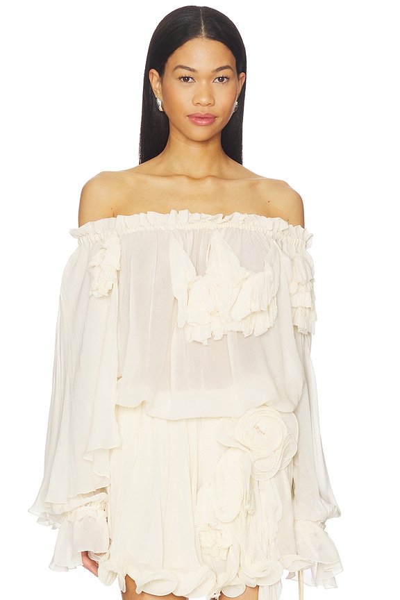 view 1 of 4 Pen Blouse in Butter