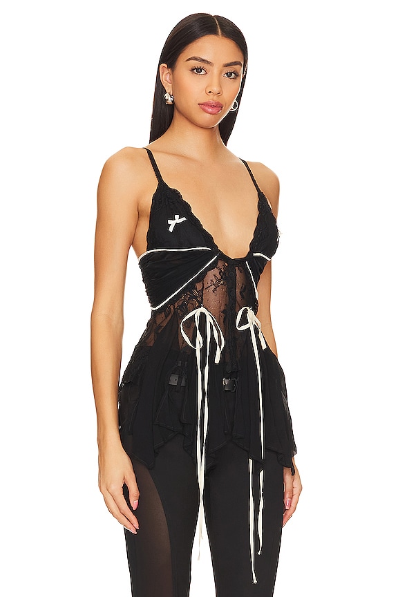 view 2 of 4 Jail Top in Black