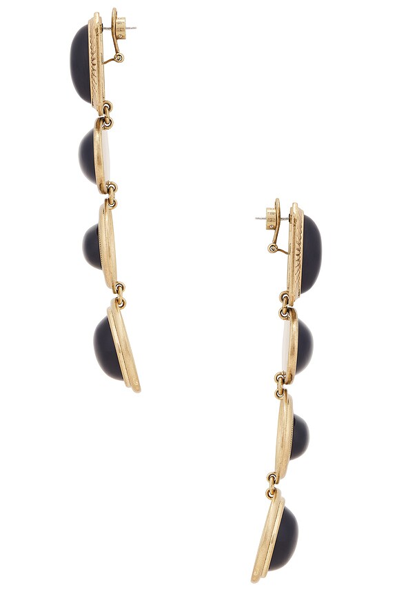 view 2 of 2 BRINCOS in Antique Gold