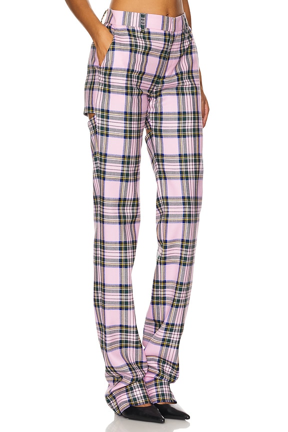 view 2 of 6 Back Slit Pant in Pink Multi