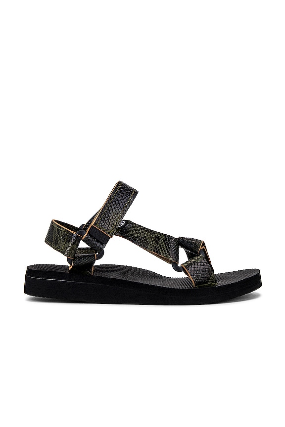 view 1 of 5 SANDALIA PYTHON in Python Kaki