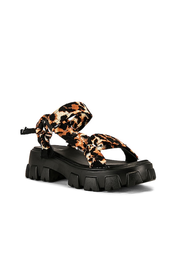 view 2 of 5 SANDALES TREKKY PLATFORM SPORTY in Leopard