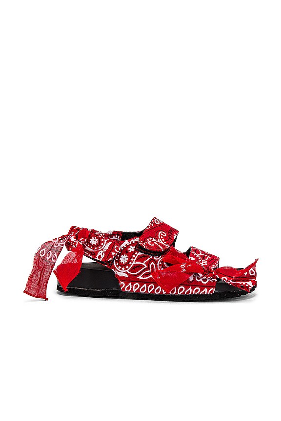 view 1 of 5 Bandana Sandal in Red