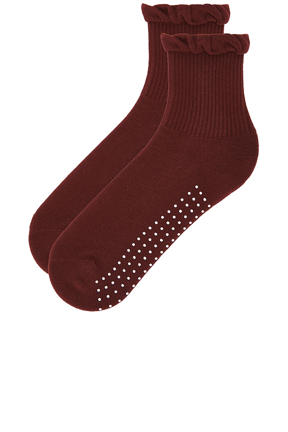 view 2 of 2 Sock in Merlot