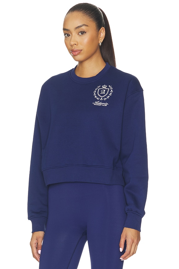 view 2 of 5 SUDADERA DEPORTIVA RECORTADA RACQUET CLUB in Navy