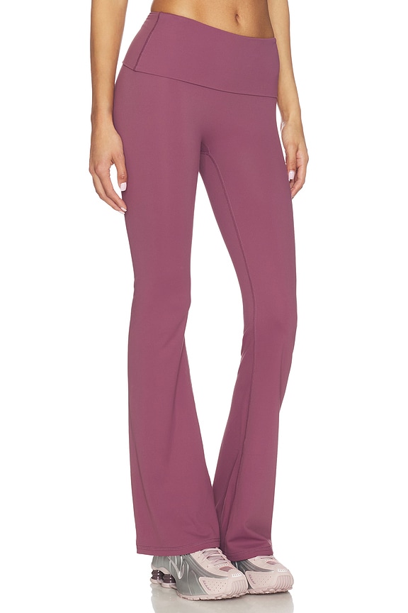 view 2 of 6 LEGGINS ACAMPANADOS PLEGABLES FOLDOVER FLARE LEGGING in Tulipwood