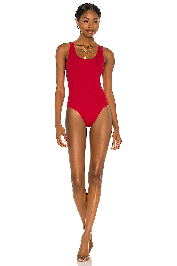 view 2 of 4 X Madelyn Cline Emmie One Piece Bikini in Scarlet