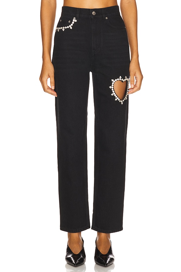 view 1 of 6 CRYSTAL 진 in Black