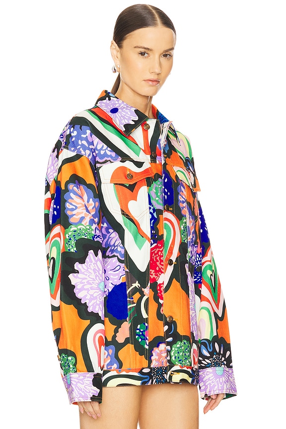 view 2 of 5 BLOUSON EN JEAN in Multi