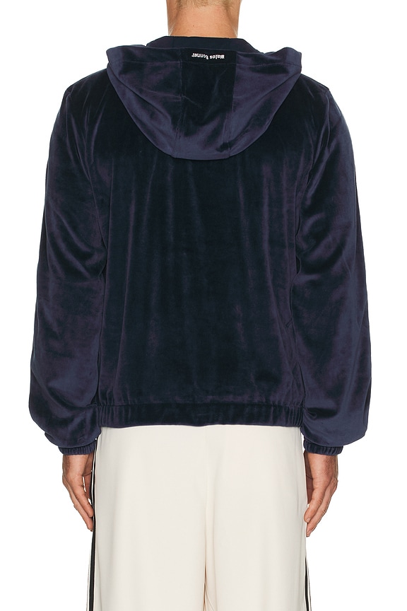 view 2 of 5 Velour Track Jacket in Navy