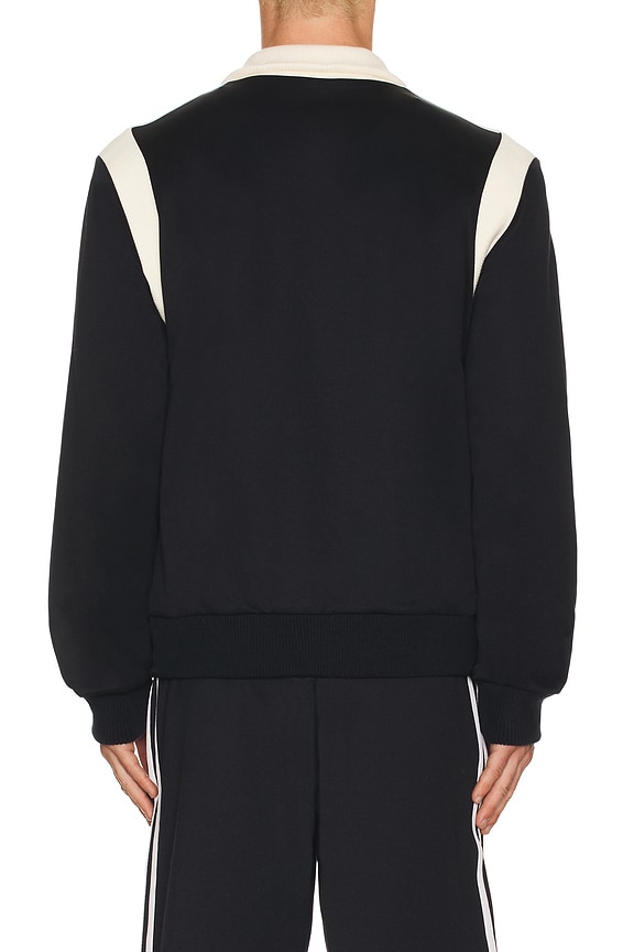 view 2 of 5 Twill Full Zip Track Top in Navy