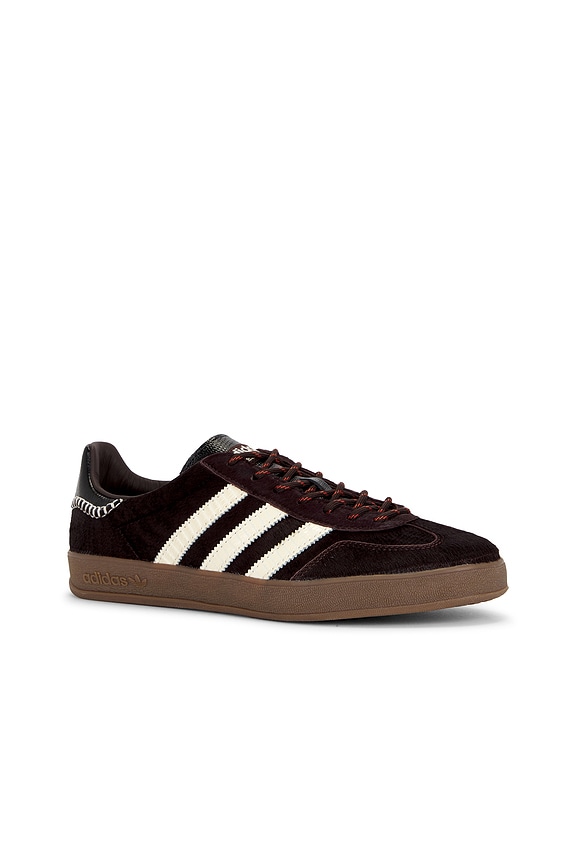 view 2 of 6 Gazelle Pony Sneaker in Aurora Coffee, Core Black & Wonder White