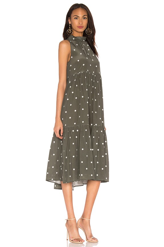 view 2 of 3 VESTIDO in Olive Polka