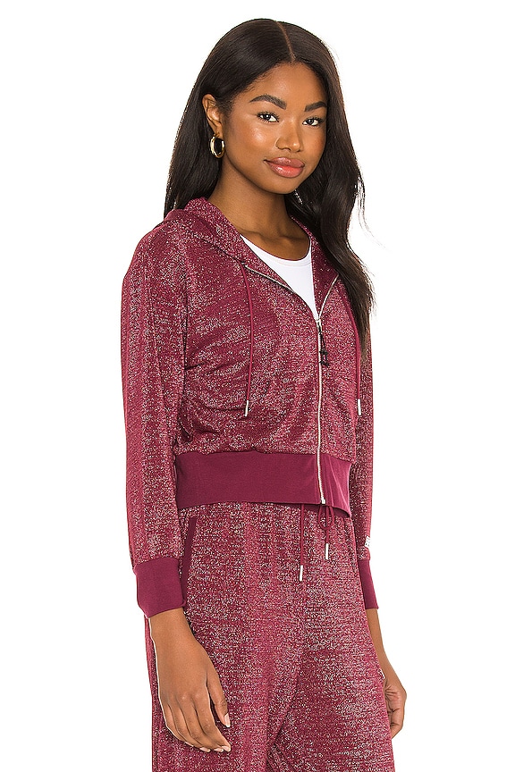 view 2 of 4 Shrunken Hoodie in Oxblood