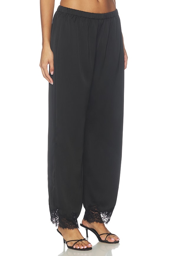 view 2 of 6 Rowe Lace Pant in Black