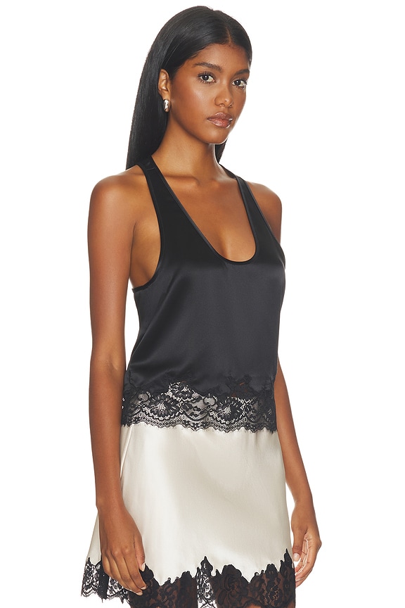 view 2 of 4 Wren Lace Top in Black