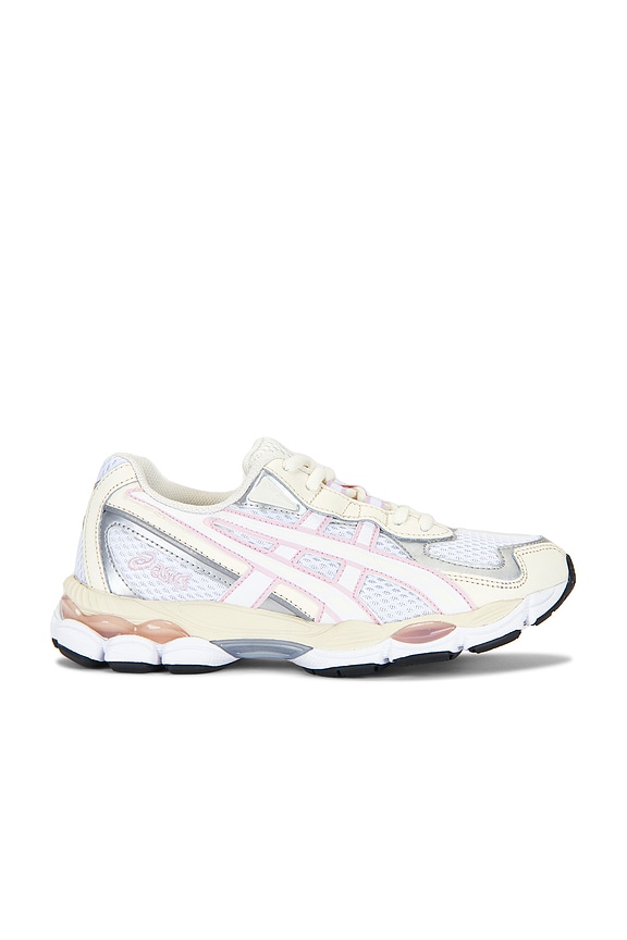 view 1 of 6 Gel-NYC 2055 Sneaker in White & Barely Rose