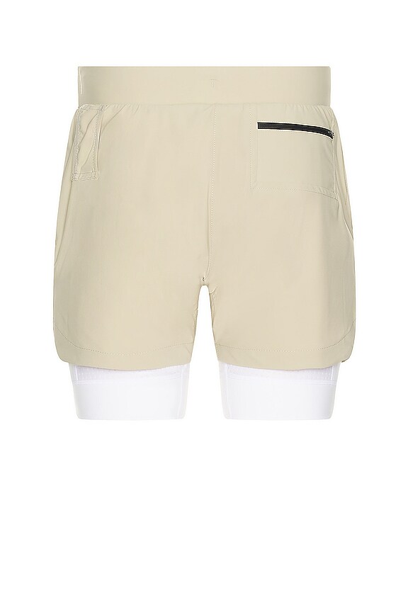 view 2 of 4 Tetra-lite 5 Liner Short in Sand Smoke/white