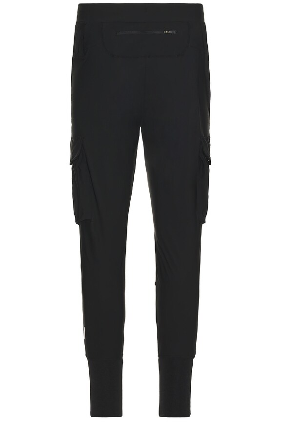 view 2 of 6 Tetra-lite Cargo High Rib Jogger in Black