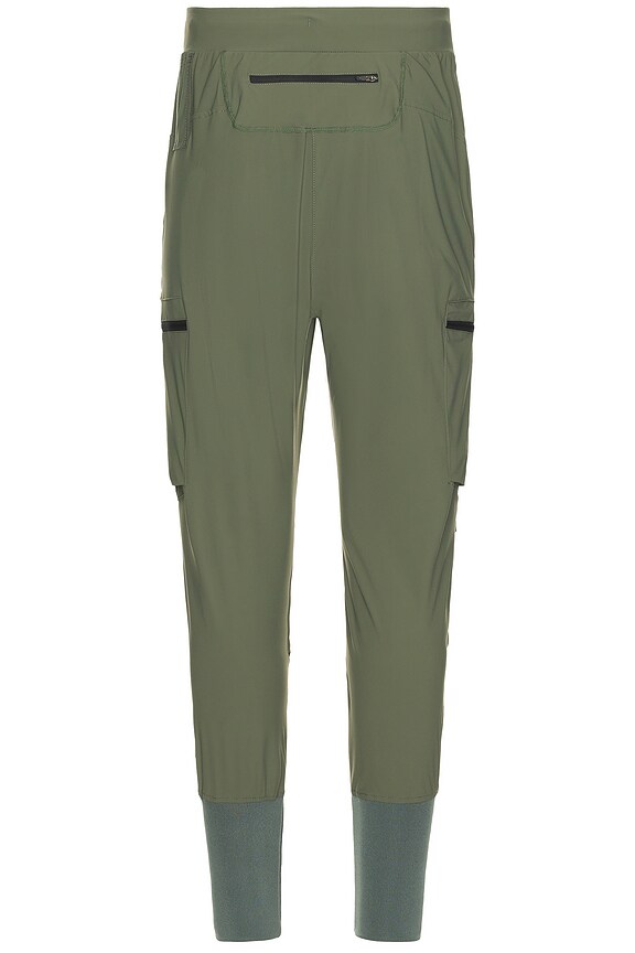 view 2 of 6 Tetra-lite Inlay Pocket High Rib Jogger in Hunter Green