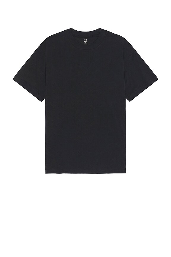 view 2 of 5 SUPIMA オーバーサイズTシャツ in Black