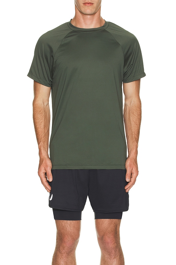 view 3 of 4 T-SHIRT AJUSTÉ AEROSILVER in Olive