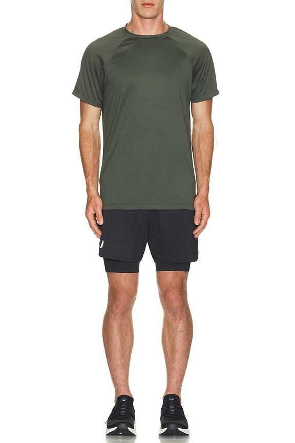 view 4 of 4 T-SHIRT AJUSTÉ AEROSILVER in Olive