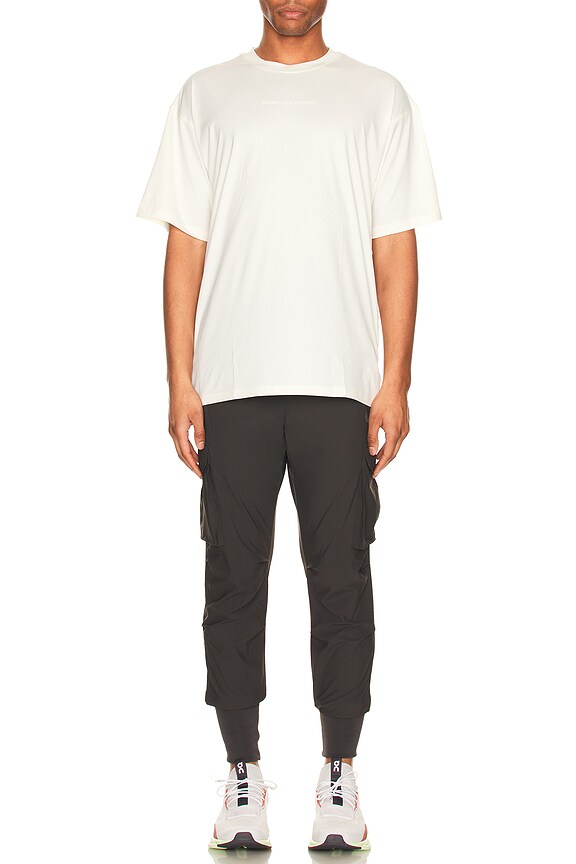 view 5 of 5 Nano Mesh Oversized Tee in Ivory Cream