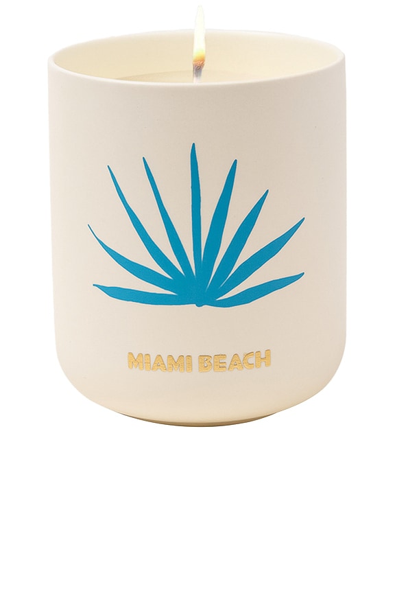view 2 of 3 Miami Beach Travel From Home Candle in Yellow