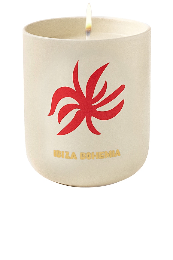 view 2 of 5 Ibiza Bohemia Travel From Home Candle in Blue in Pink