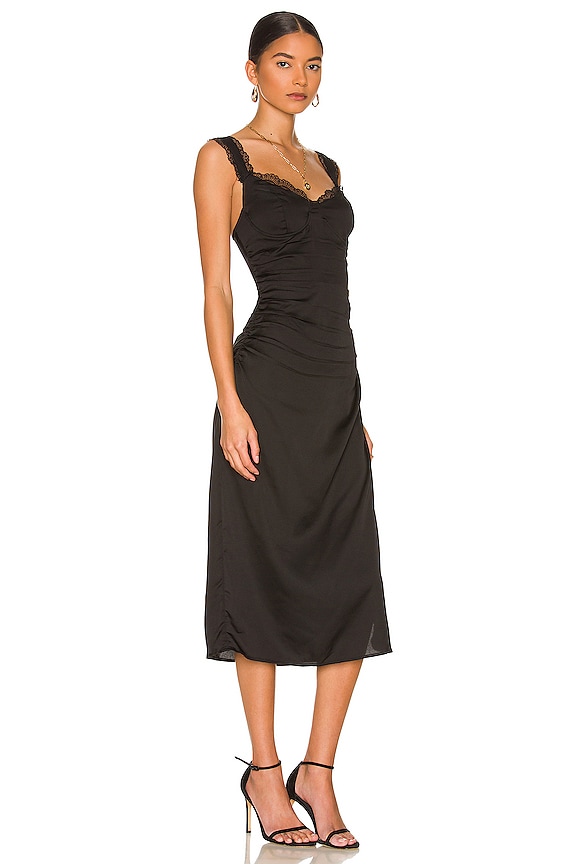 view 2 of 3 VESTIDO LENCERO ALVA in Black