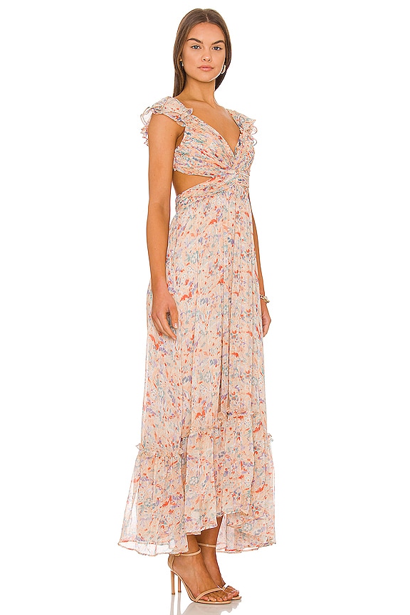 view 2 of 4 VESTIDO PRIMROSE in Peach Multi Floral