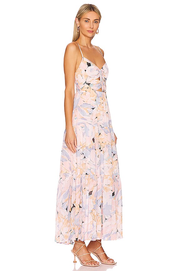 view 2 of 3 ROBE BRANDY in Blue & Peach Multi