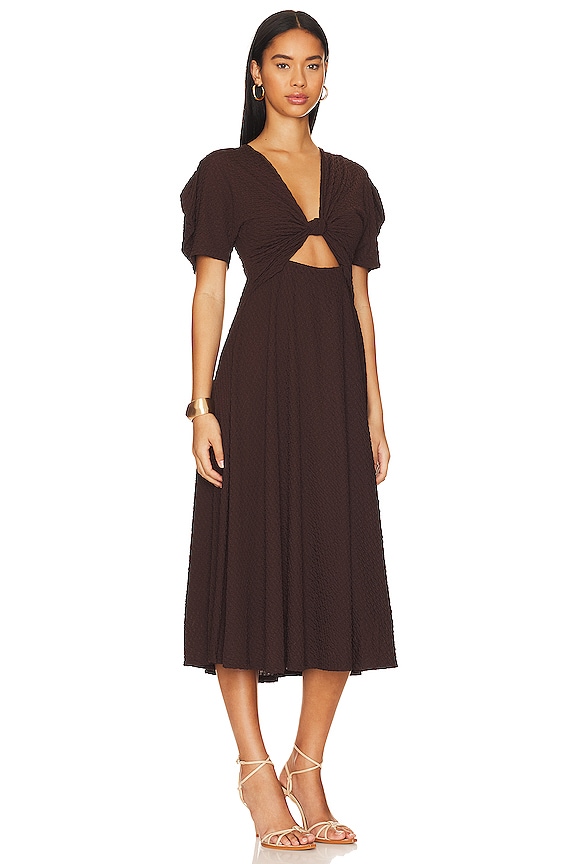 view 2 of 3 ПЛАТЬЕ MANOLA in Brown