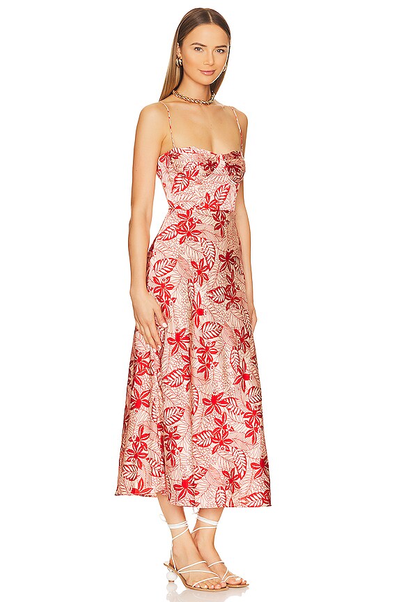 view 2 of 3 Josiane Dress in Red Floral