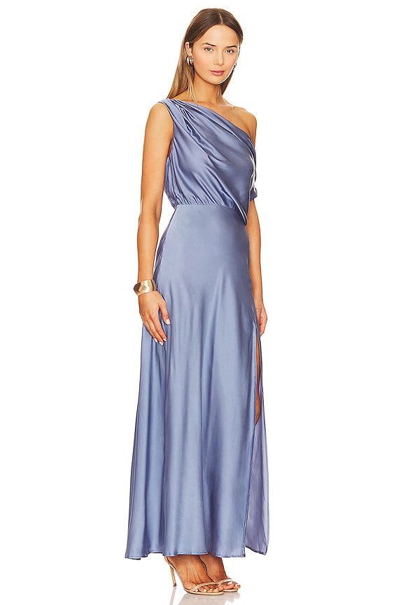 view 2 of 3 Monroe Dress in Slate Blue